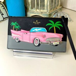 Kate spade Off we Go! Wristoliolet pink Cadillac